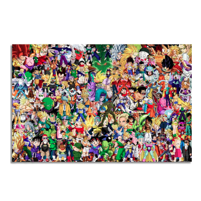 Dragon Ball Z Puzzles - Frieza Vegeta Goku Kid Buu Cell Cool Landscape  Puzzle SAI0605