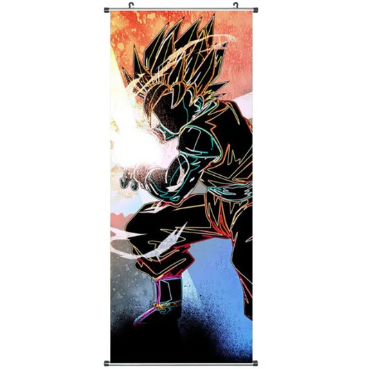 Goku and the Sneak'ART - Toile encadrée Prestige - MURCIANO OFFICIEL