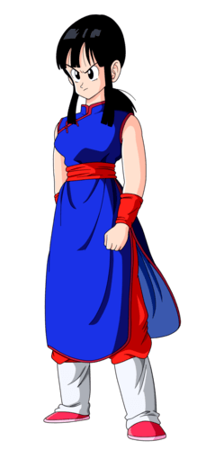 Disfraz de guerrera Chichi de Dragon Ball Z