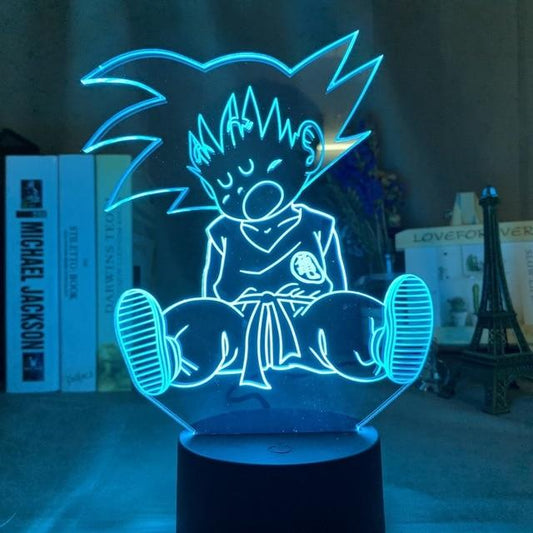 Lampe LED 3D Dragon Ball Goku vs Jiren le Gris - Sangoku Univers