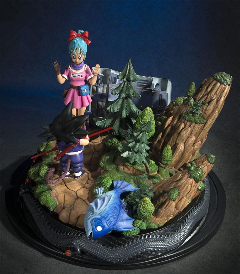 Figurine Collector Bulma & Goku Petit DBZ