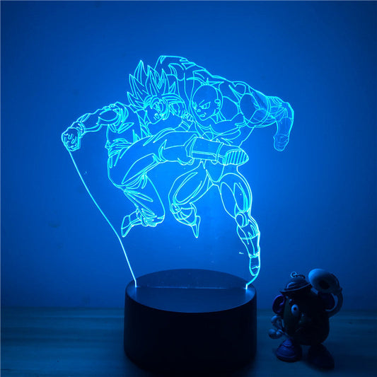 Lámpara Led Goku, Dragon Ball - VinyWoody Láser Arte