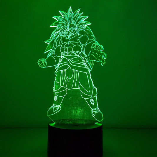 Lámpara Led Goku, Dragon Ball - VinyWoody Láser Arte
