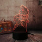 3D LED lamp Dragon Ball Prince Saiyan Vegeta