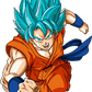 Disfraz de Goku azul DBS