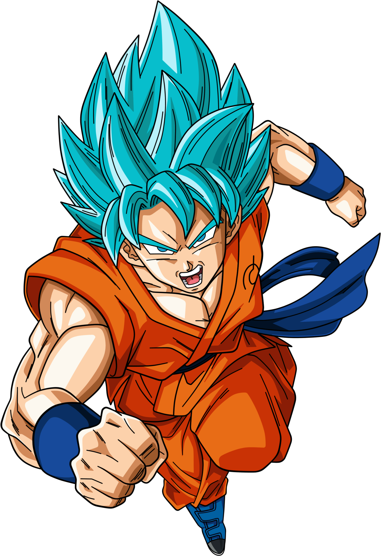 Disfraz de Goku azul DBS