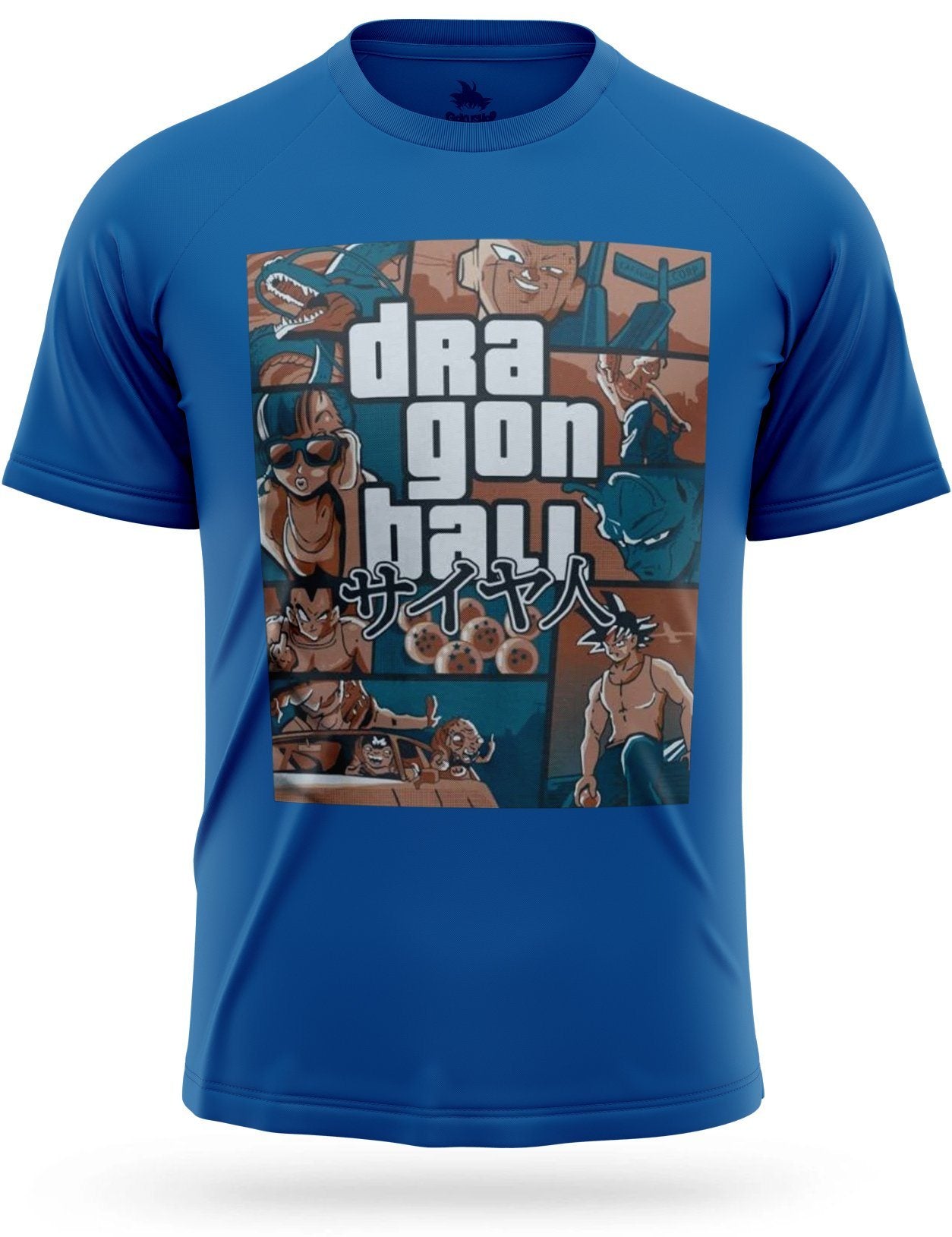 Camiseta Dragon Ball Z Grand Theft Auto (GTA)
