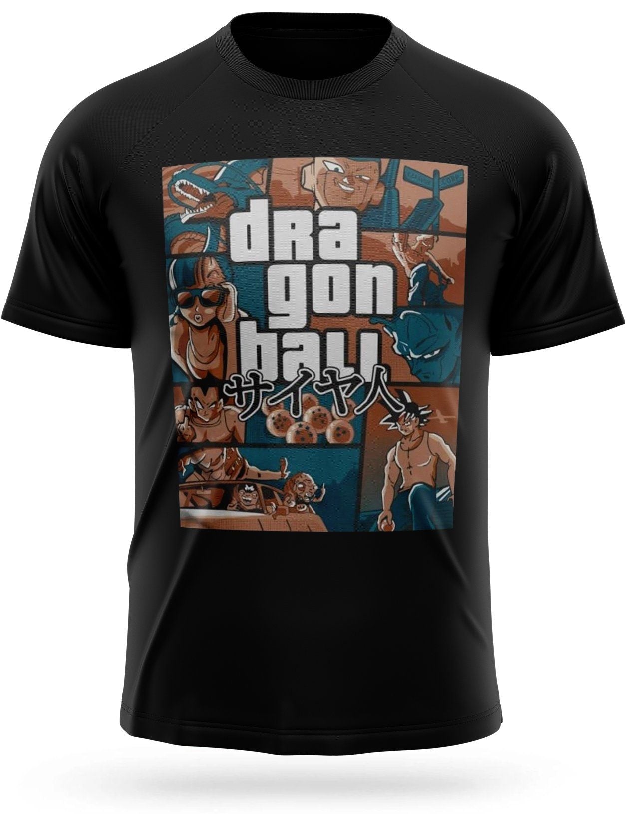 Dragon Ball Z Grand Theft Auto (GTA) T-Shirt