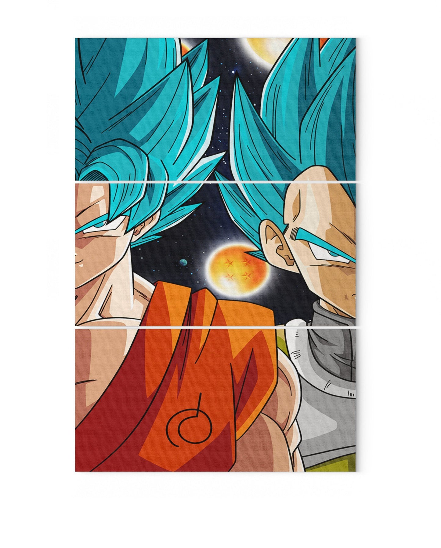 Dragon Ball Super Goku &amp; Vegeta Blue Painting